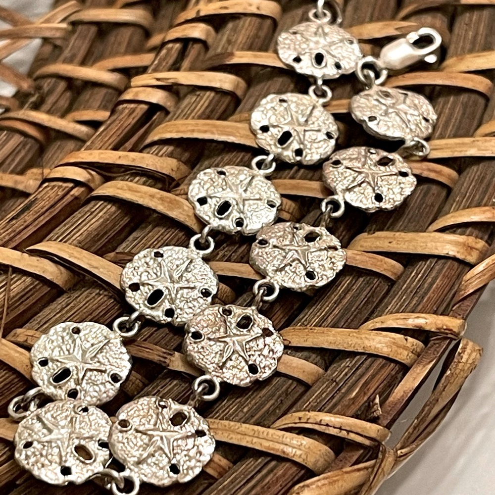 Sterling 925 Sand dollar bracelet